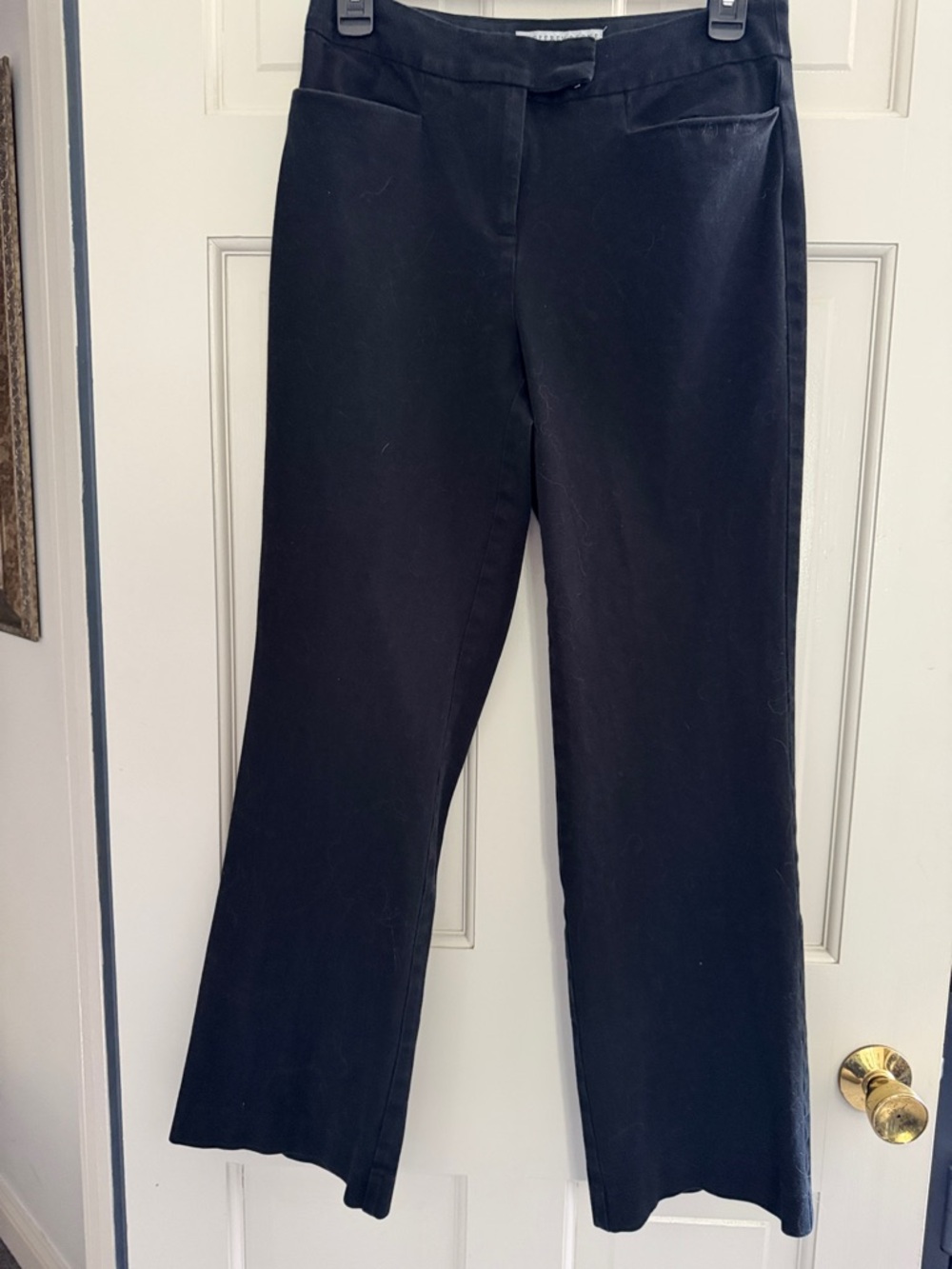 Geoffrey Beene Black Boot-Cut Dress Pants